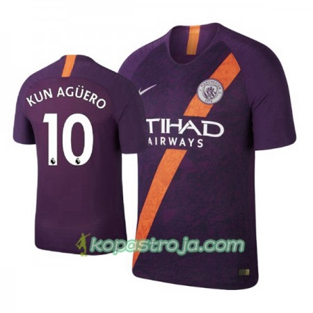 Billiga Fotbollströjor Manchester City Aguero 10 Tredje tröja 2018/19 Kortärmad